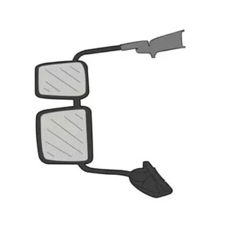 Main mirror, wide left angle for RENAULT, DAF, VOLVO