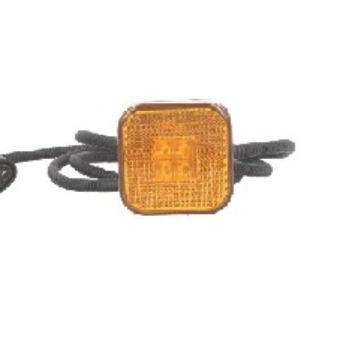 Outline marker lights L / R, orange, LED, height 65; width 65; depth 29.5, hose length 1330, 24V MAN F 2000, L 2000, M 2000 L, M 2000 M, TGA, TGL, TGM, TGS, TGX 10.93-