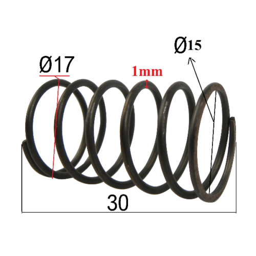 Pressure spring for Steyr handbrake lever – 12700350033