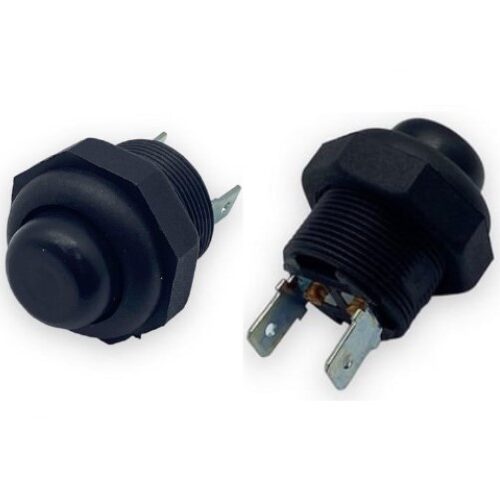 Push Button Switch Black – Dia 22mm