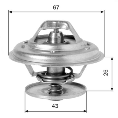 Thermostat 83C for Landini-MF-Valtra – 4224639M1, V836352903